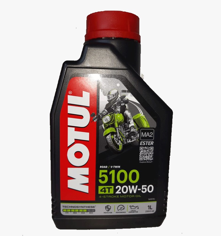 ACEITE 4T 20W-50 MOTUL 5100, SEMI SINTETICO