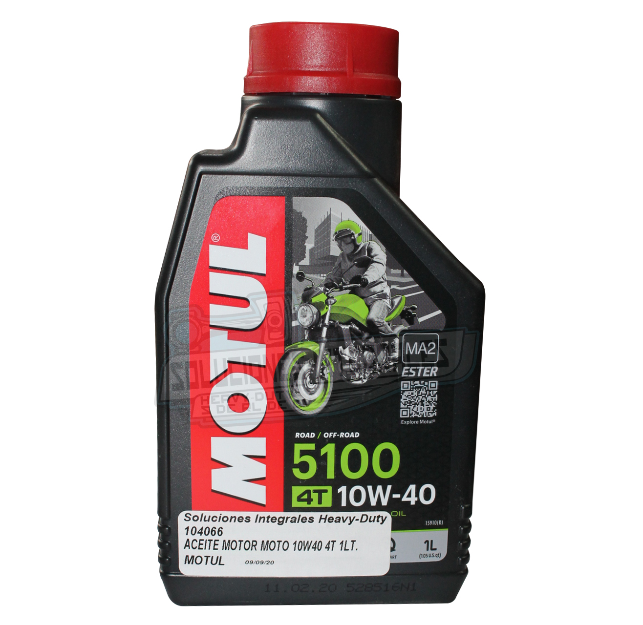 ACEITE 510010W-40 SEMI SINTETICO MOTUL