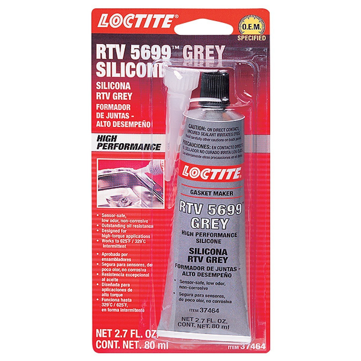 SILICONA GREY 5699 LOCTITE